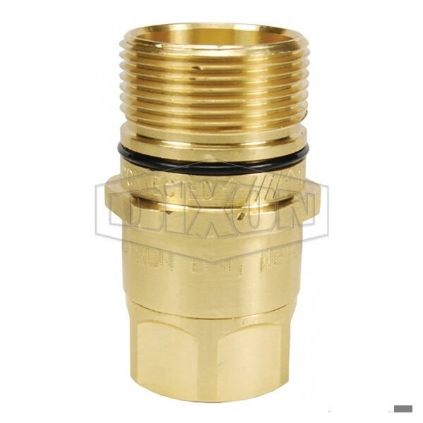 Dixon DQC W Wingstyle Interchange Female Plug, 1-11 Nominal, Female BSPP, Brass W8BF8-B - main